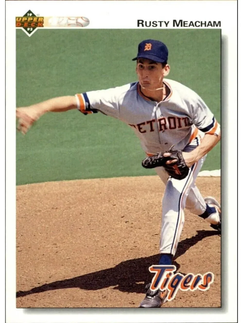 Rusty Meacham 1992 Upper Deck MLB #453 Baseball Card Detroit Tigers